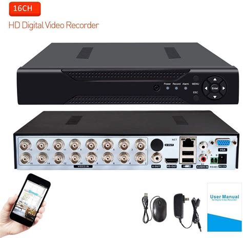 16 channel hybrid dvr recorder